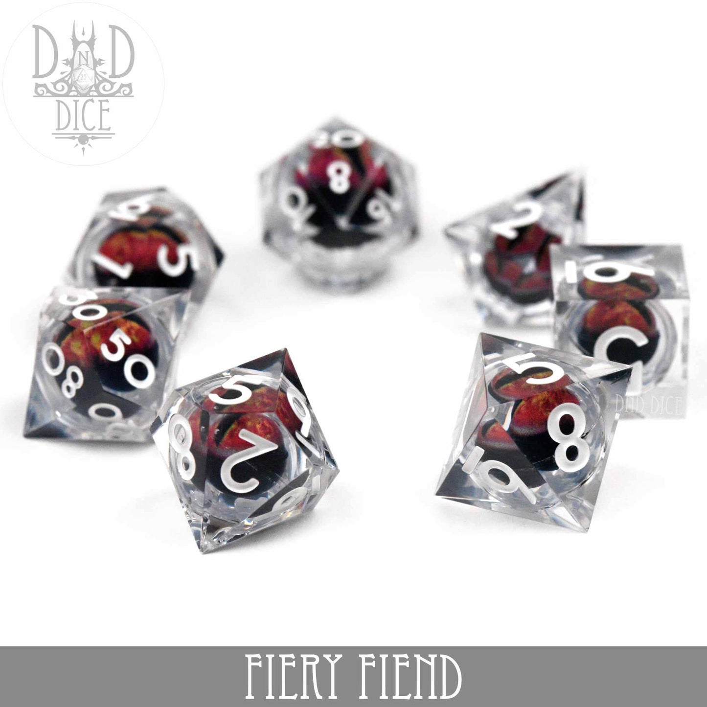 Fiery Fiend - Liquid Core Dice