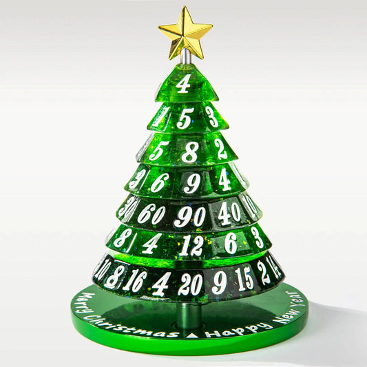 Resin Christmas Tree Dice - Green