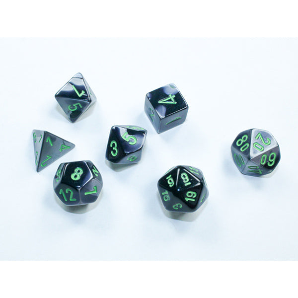 7-Die Set Mini Gemini: Black-Grey/Green