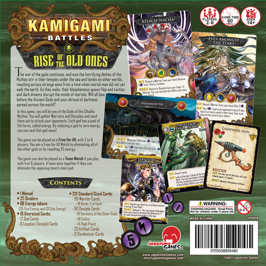 Kamigami Battles Rise of the Old Ones - Boardgame