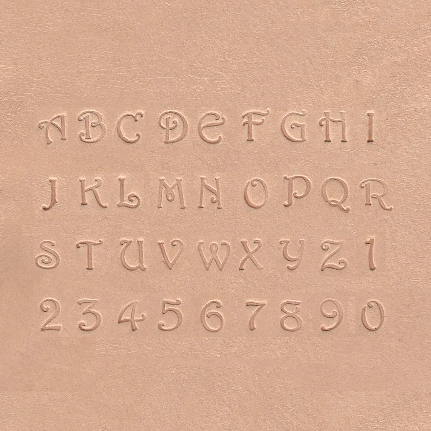 3/8" Fancy Alphabet & Number Stamping Tool Set