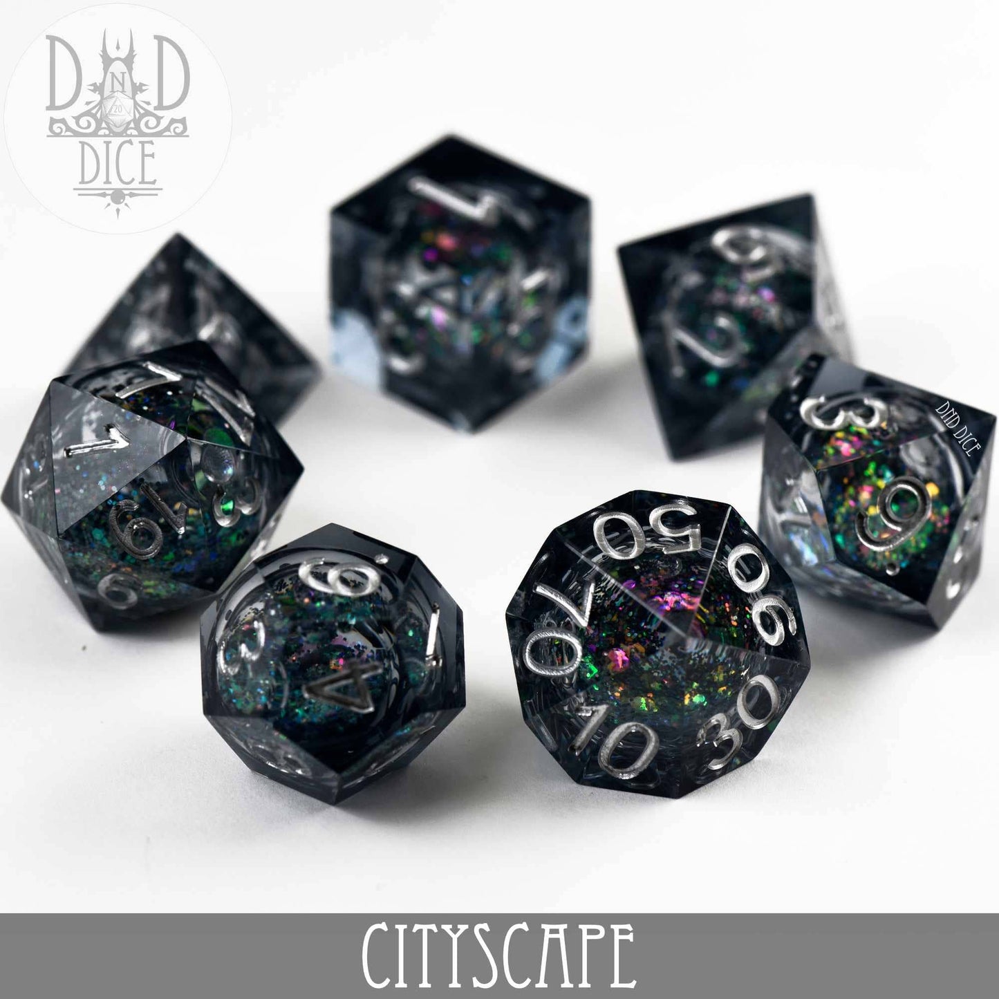 Cityscape - Liquid Core Dice