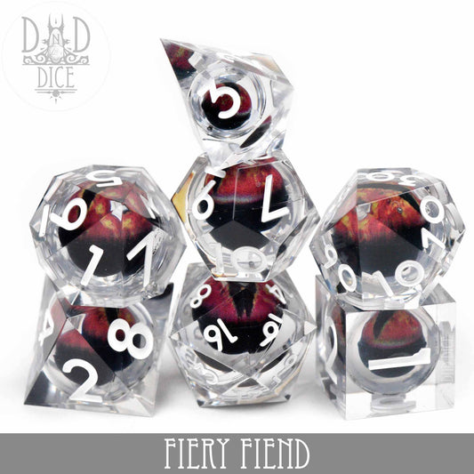 Fiery Fiend - Liquid Core Dice