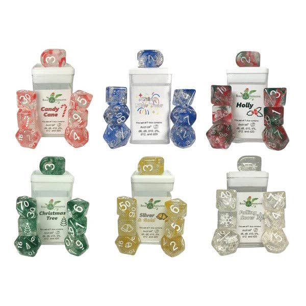 Opaque Dice Set of 7