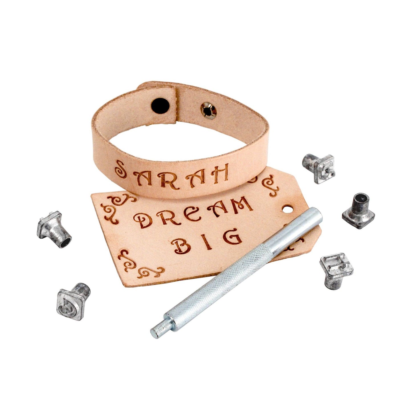 3/8" Fancy Alphabet & Number Stamping Tool Set