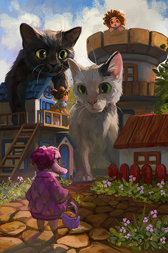 Magical Kitties Save the Day: Fantastica Hometown