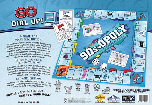 90s-Opoly Board Game, by Late for the Sky