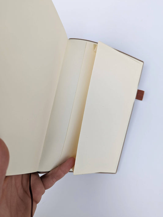 Hobbit's Meal Planner - Vegan Leather Mini Dot Journal