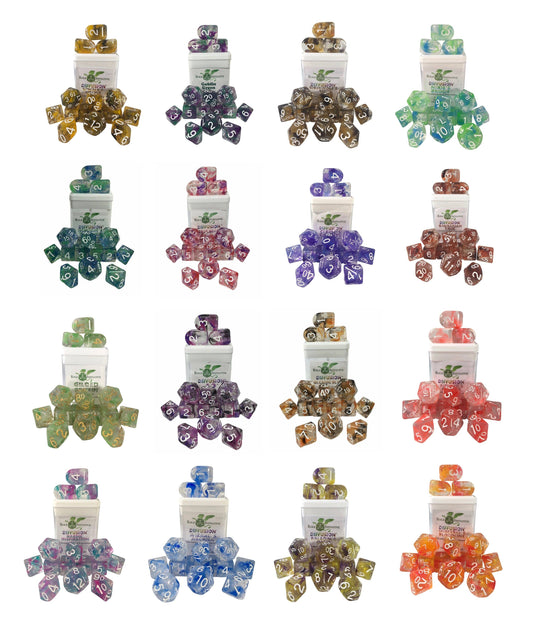 Opaque Dice Set of 7