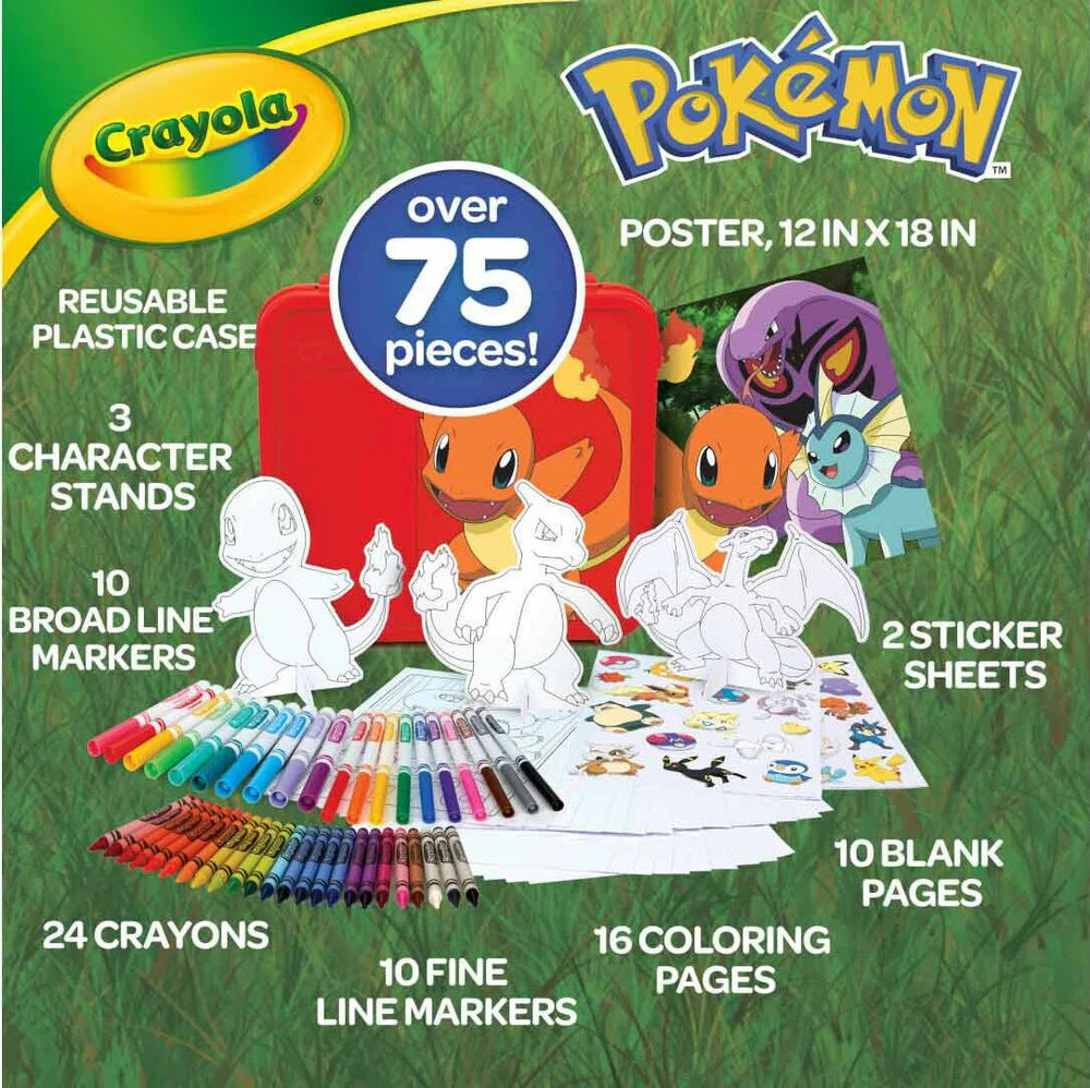 Crayola Pokémon Charmander Art Case