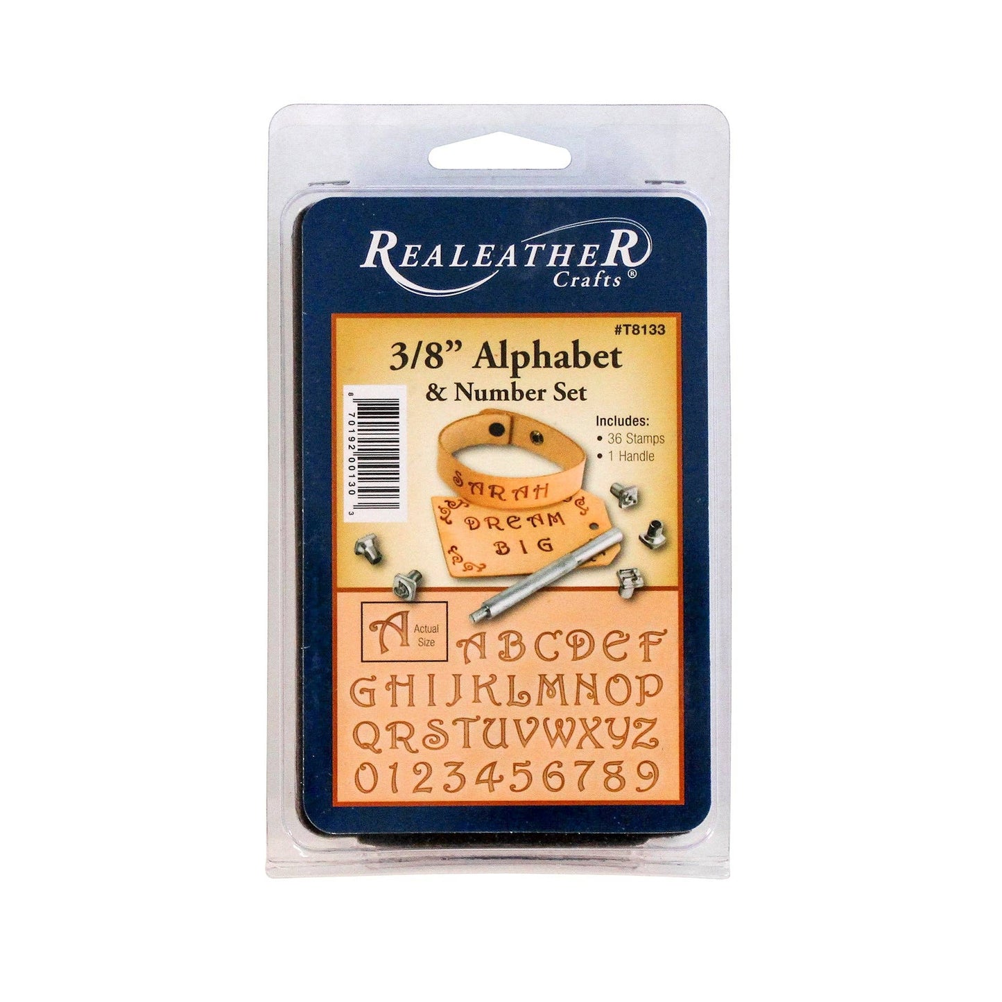 3/8" Fancy Alphabet & Number Stamping Tool Set