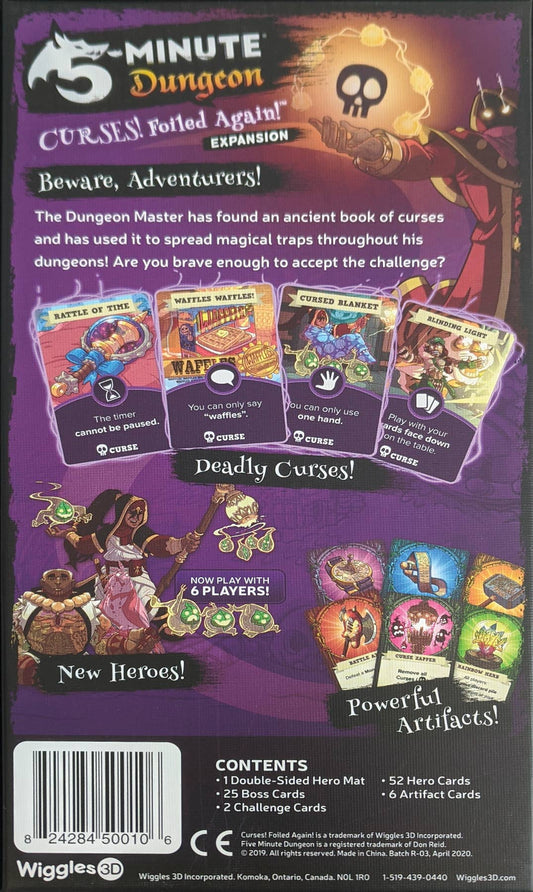 5 Minute Dungeon Curses! Foiled Again! Expansion βοΈπ