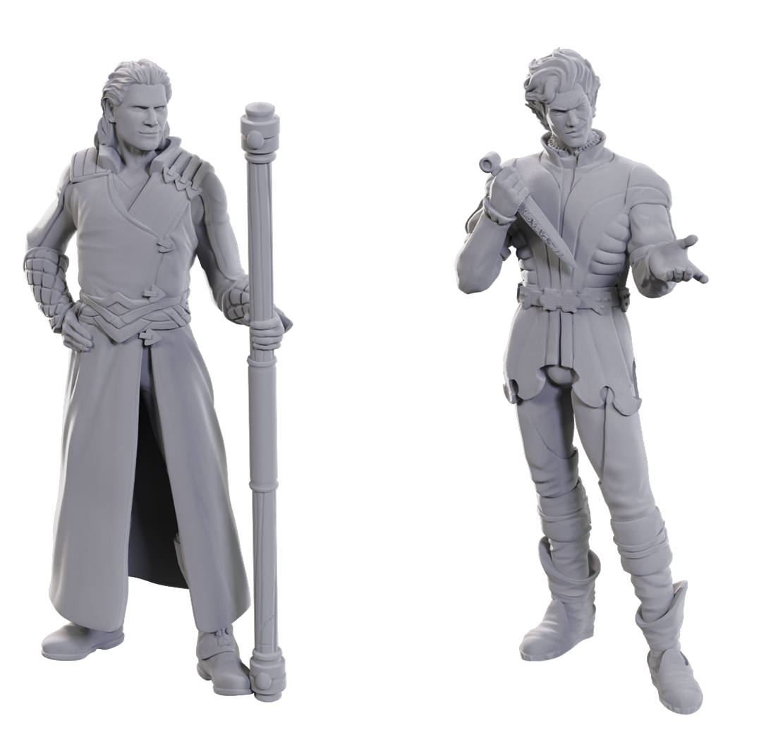 DND UNPAINTED MINIS SPECIAL EDITION BALDUR`S GATE 3 - GALE & ASTARION