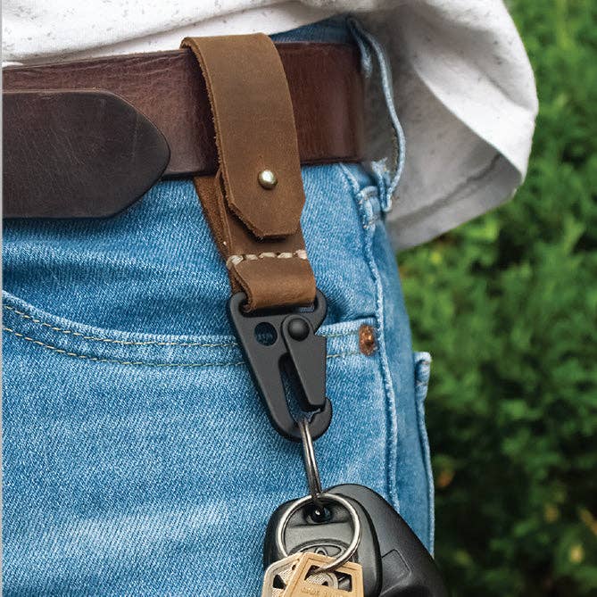 Prescott Belt Key Fob Kit: Triumph Brown