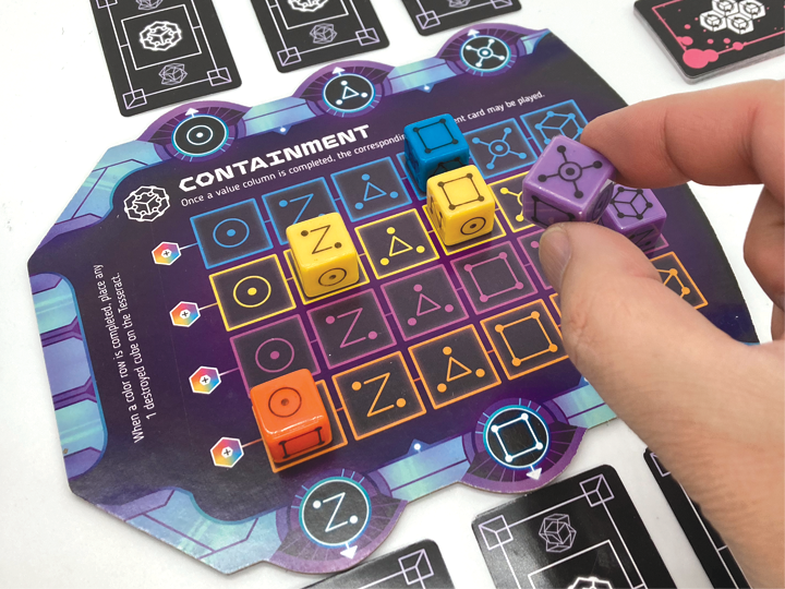 TESSERACT: Cooperative Strategy Board Game with 64 Dice