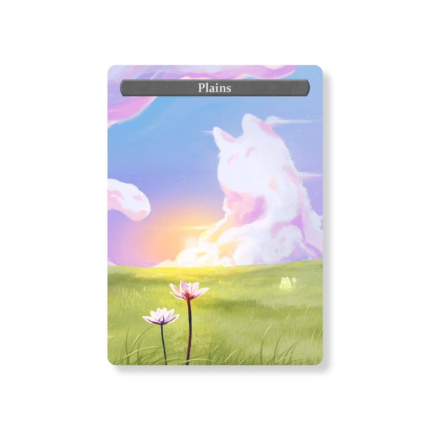 ManaCat Plains - Land Proxy Set: ManaCat Plains - One Set (3 cards)