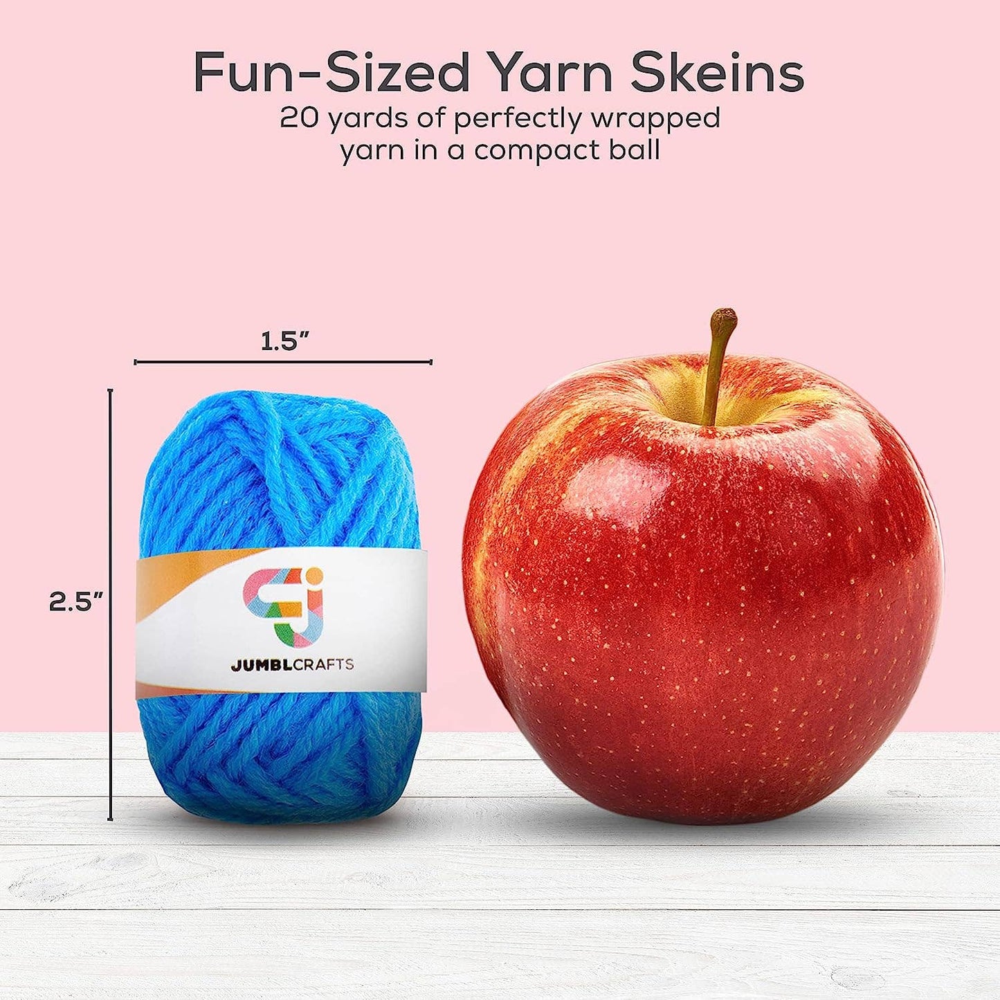 24 Yarn Crochet & Knitting Beginners Kit