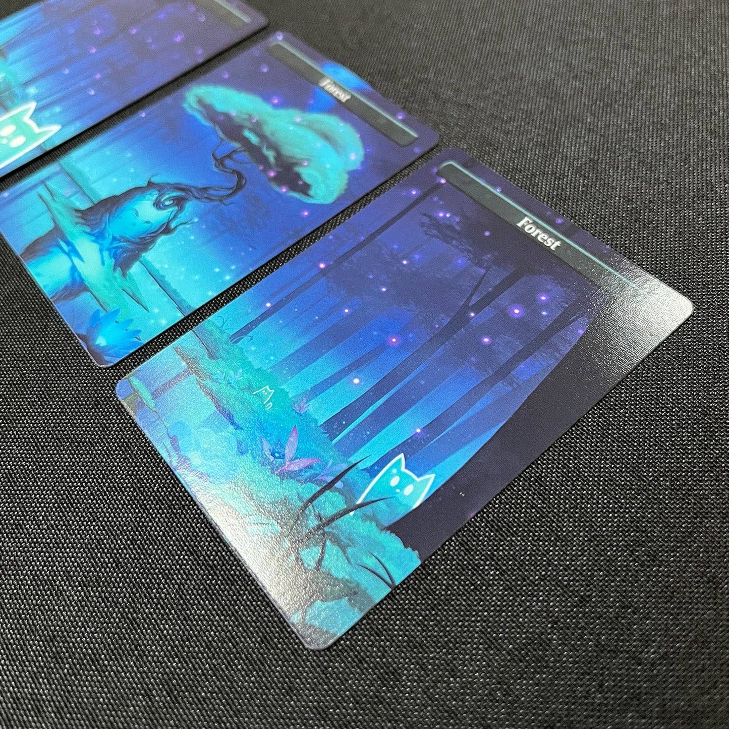 ManaCat Forest - Land Proxy Set: ManaCat Forest - One Set (3 cards)