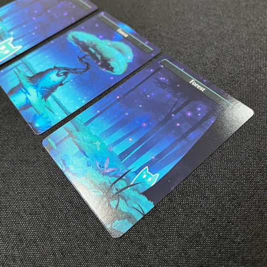 ManaCat Forest - Land Proxy Set: ManaCat Forest - One Set (3 cards)