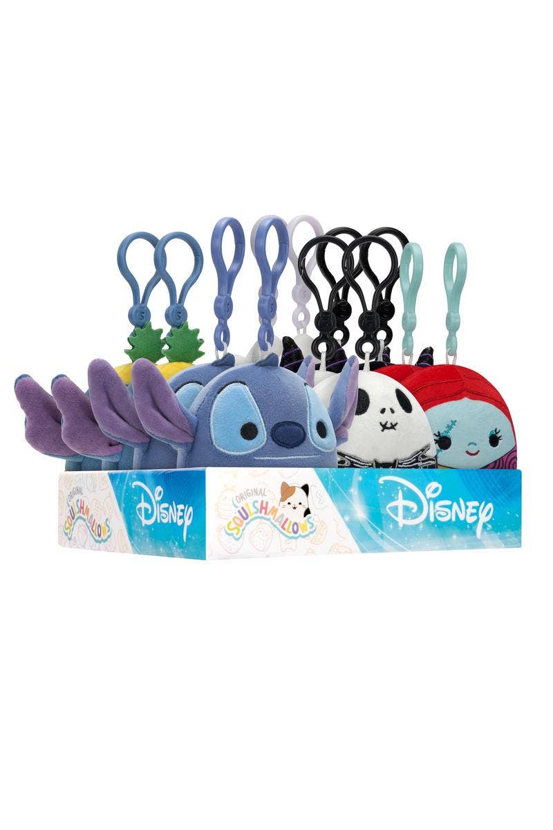 Squishmallows 3.5" Disney Plush Clip-On
