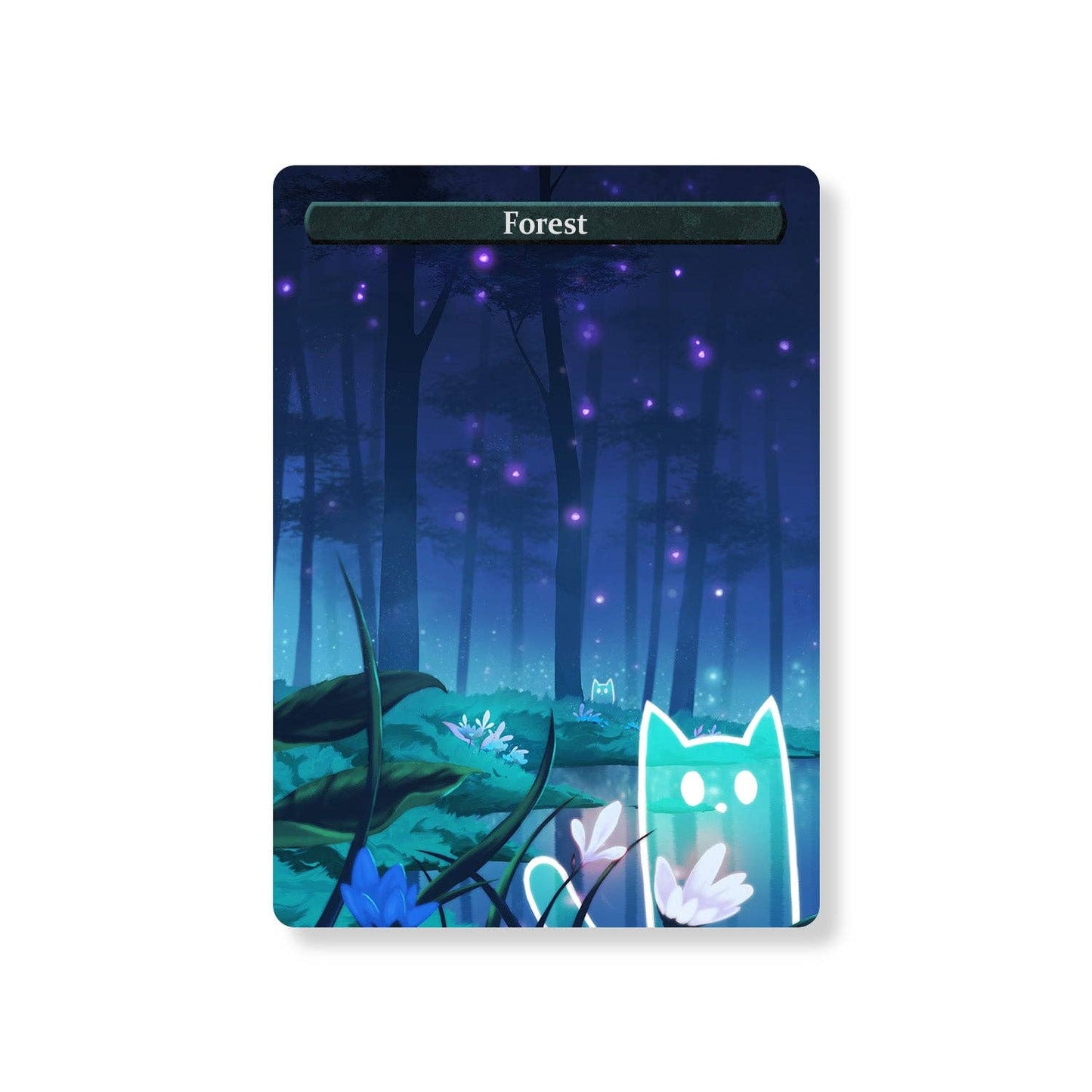 ManaCat Forest - Land Proxy Set: ManaCat Forest - One Set (3 cards)