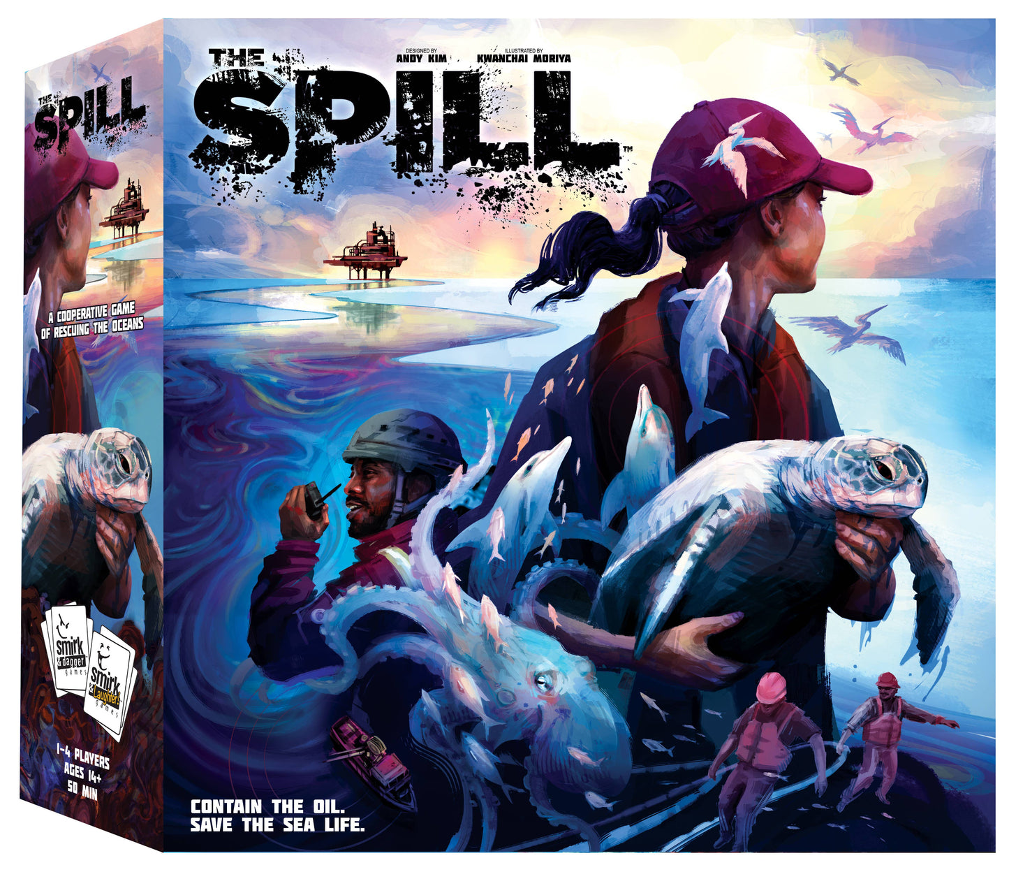 The SPILL: A Cooperative Strategy Game to Save the Sea Life
