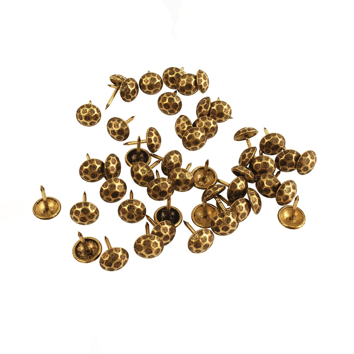 Furniture Tacks, 48pk: Antique Brass