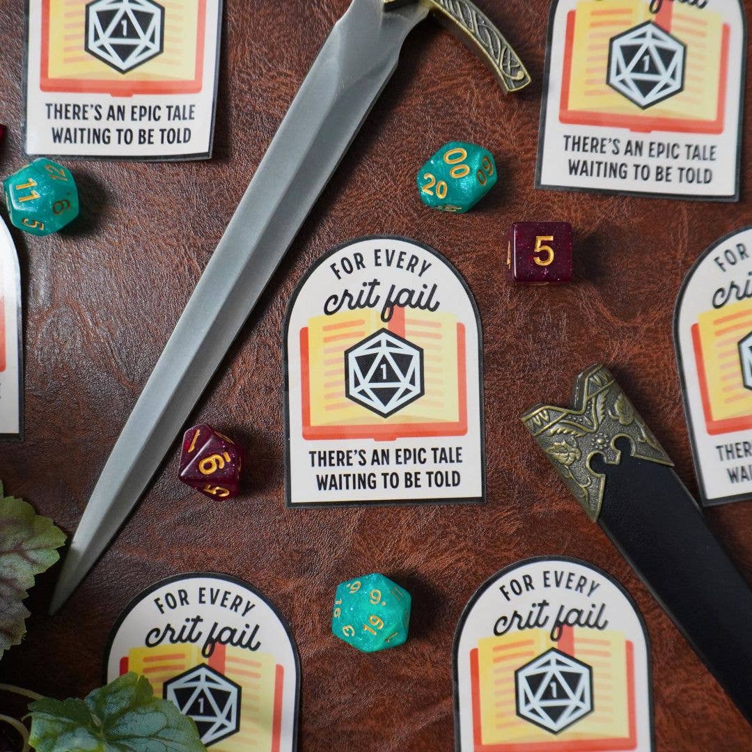 For Every Crit Fail Sticker