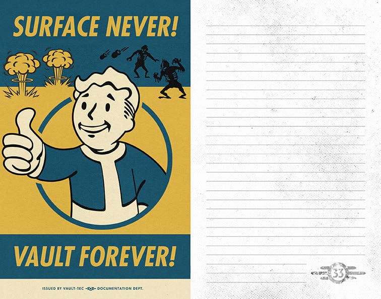 Fallout: The Official Hardcover Journal of Vault 33