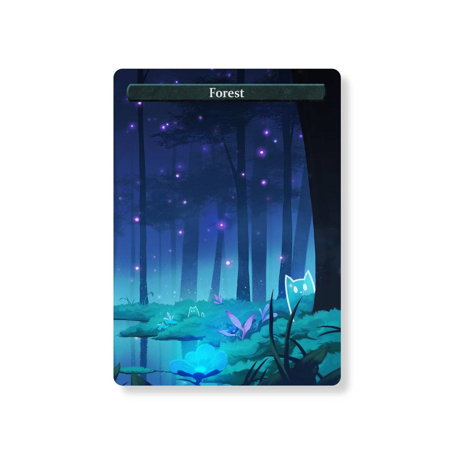 ManaCat Forest - Land Proxy Set: ManaCat Forest - One Set (3 cards)