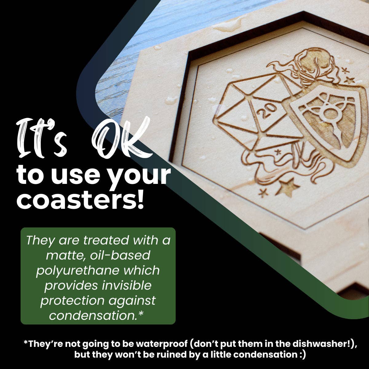 D&D Dice Tray Coaster, Sorcerer