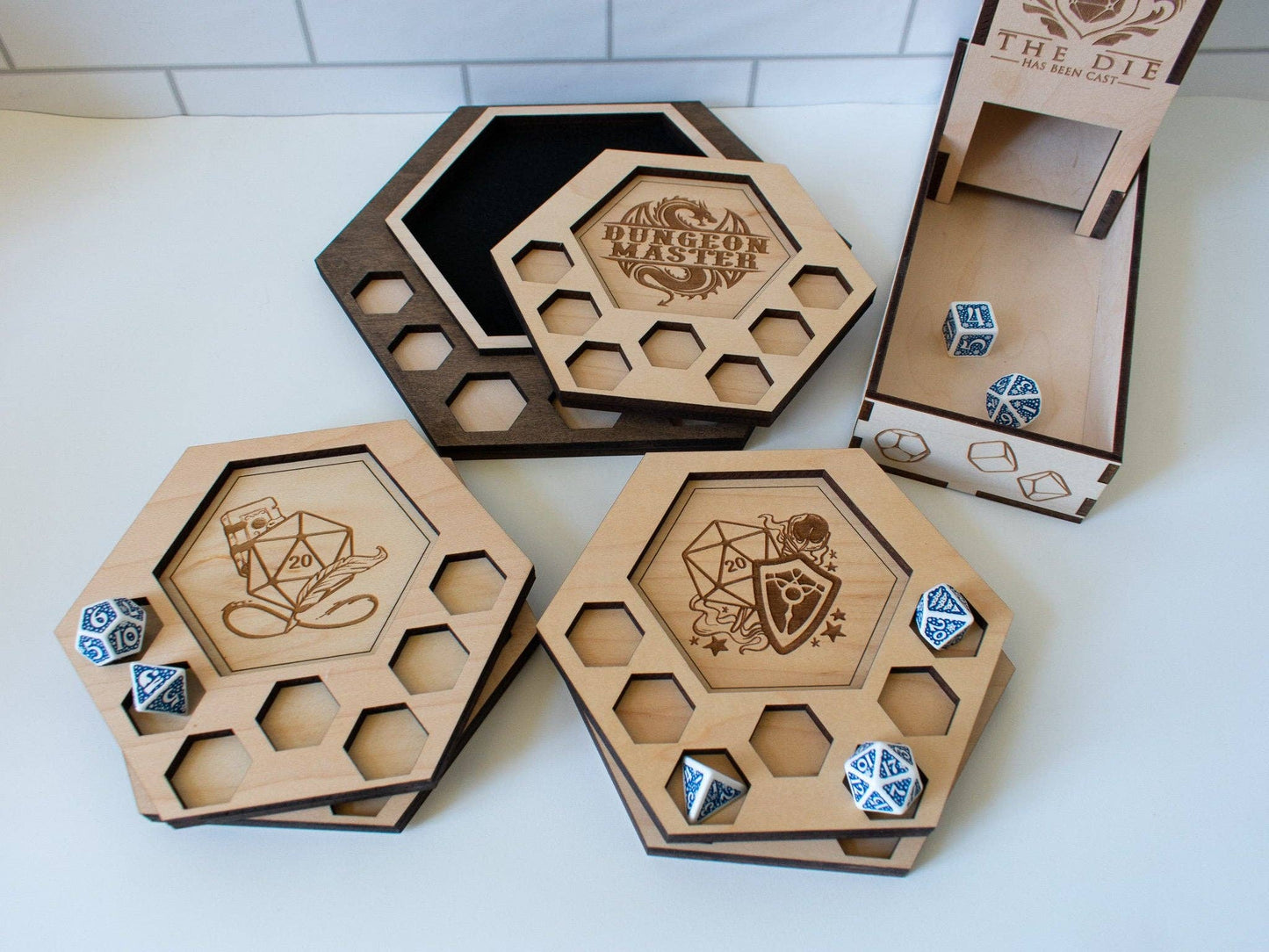D&D Dice Tray Coasters, Mimic