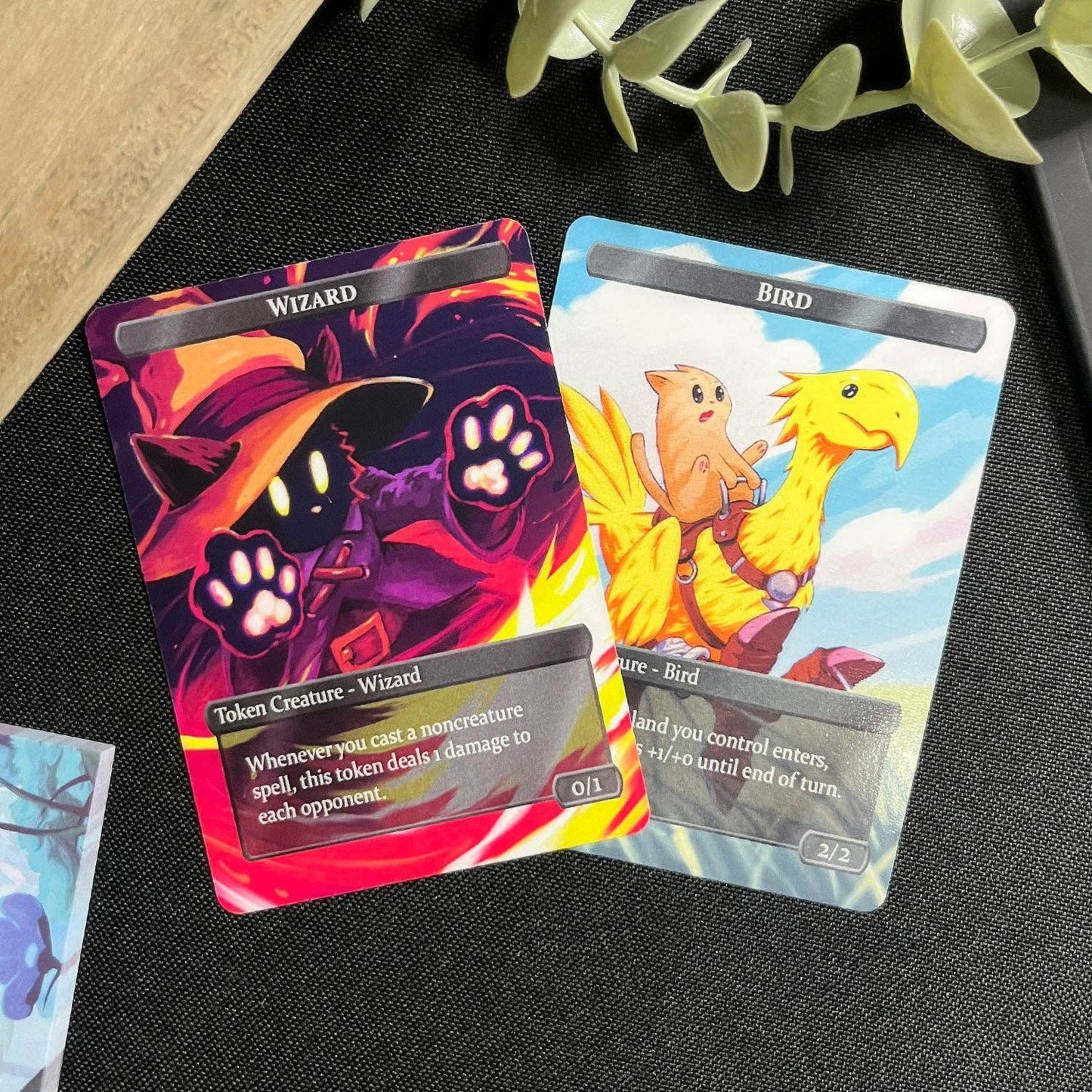 Wizard & Bird Token Set