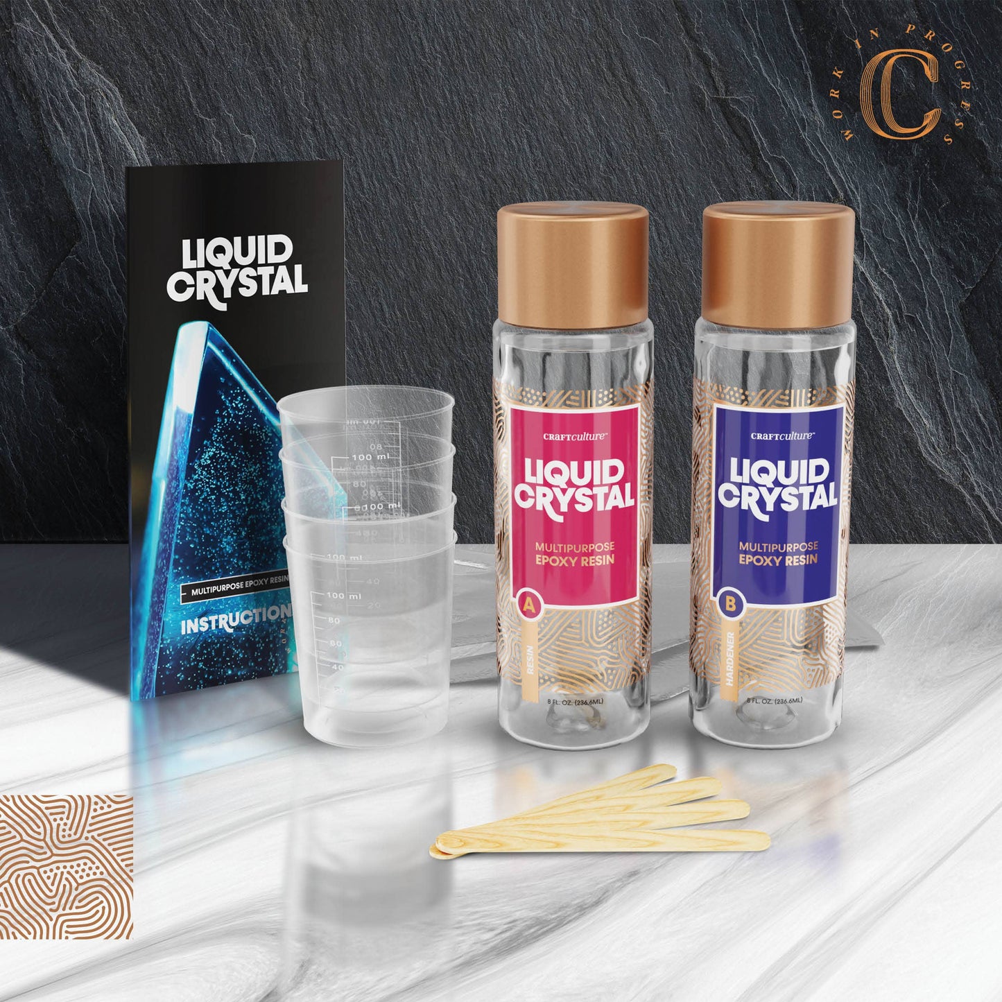 Epoxy Resin Liquid Crystal Kit