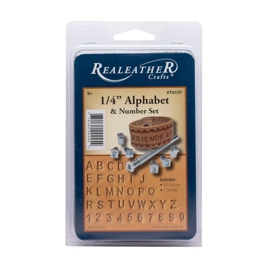 1/4" Alphabet & Number Stamping Tool Set