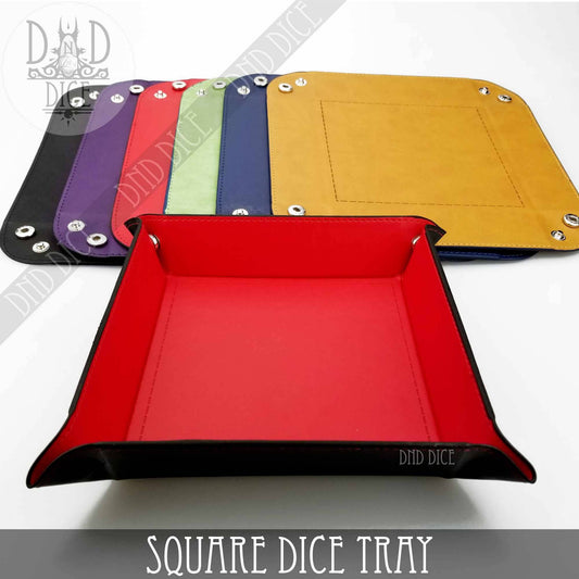 Square Dice Tray: Green