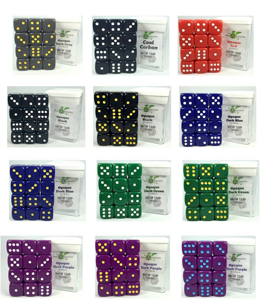 Opaque Dice Set of 7