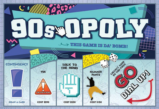 90s-Opoly Board Game, by Late for the Sky