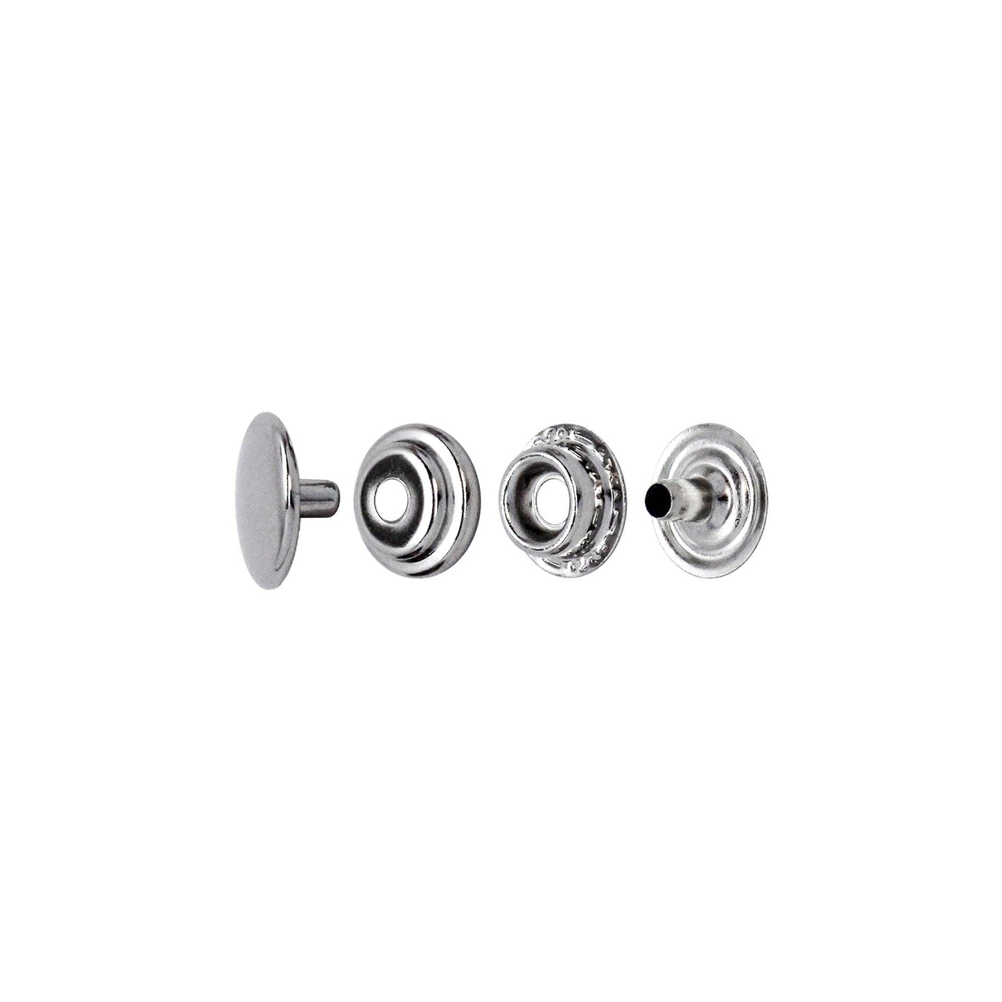 20L Snap Set - 10 Pack: Nickel / 10/pk