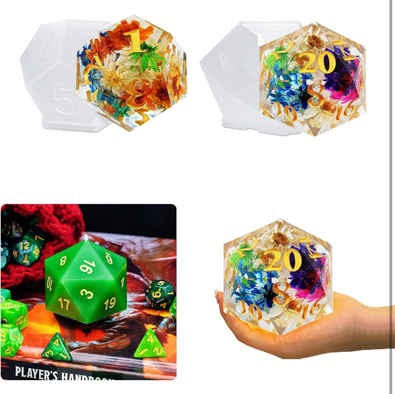 Workshop: Custom Resin Dice Case or Liquid Core D20 9/18-9/19 and 9/26-9/27