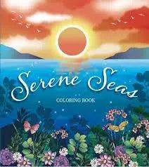 Adult Coloring Book - Serene Seas