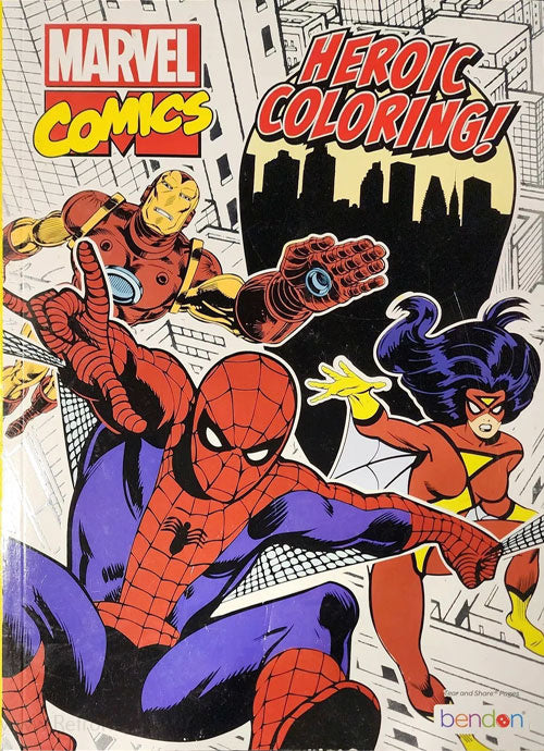 Adult Coloring Book - Marvel Comics Heroic Coloring!