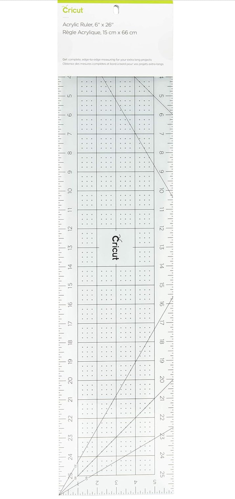 Cricut Acrylic Ruler, 6” x 26”