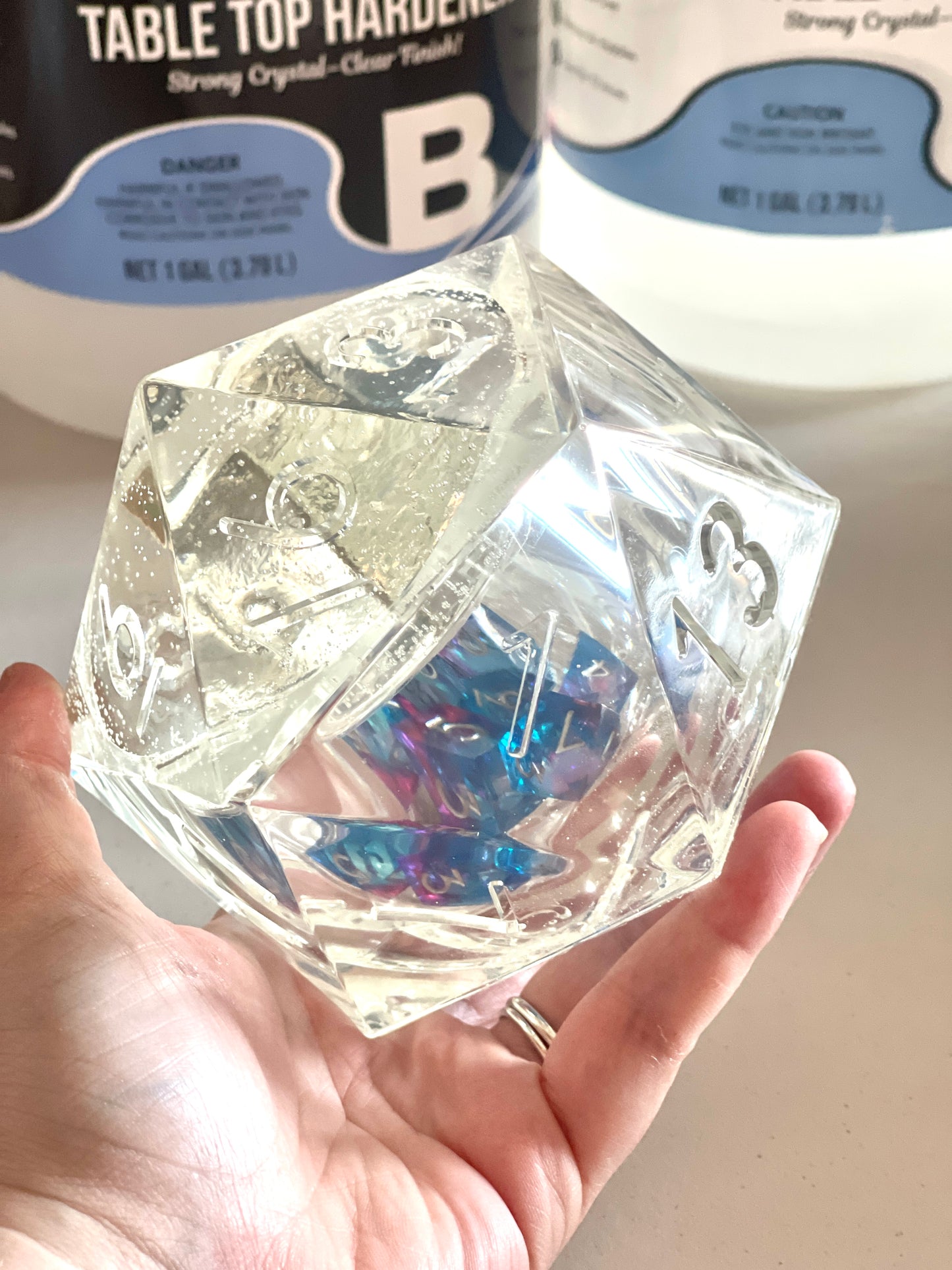 Workshop: Custom Resin Dice Case or Liquid Core D20 9/18-9/19 and 9/26-9/27