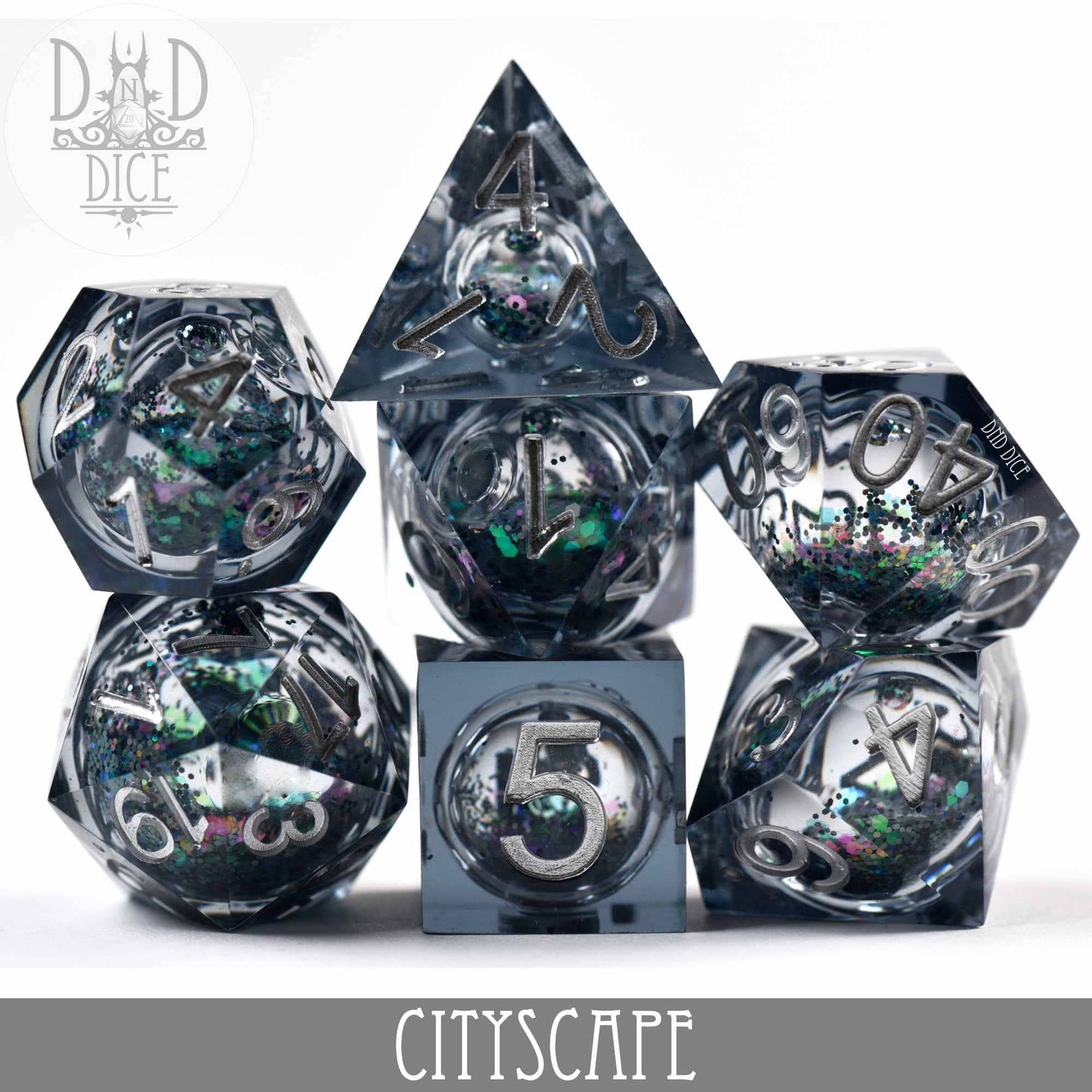 Cityscape - Liquid Core Dice