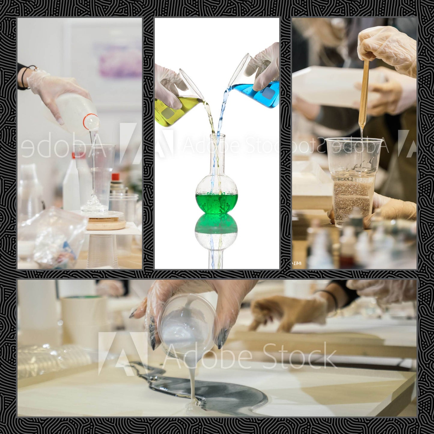 Epoxy Resin Liquid Crystal Kit