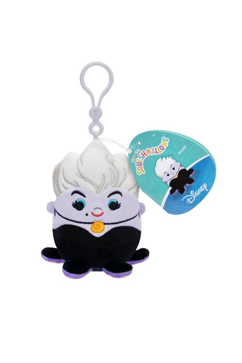 Squishmallows 3.5" Disney Plush Clip-On