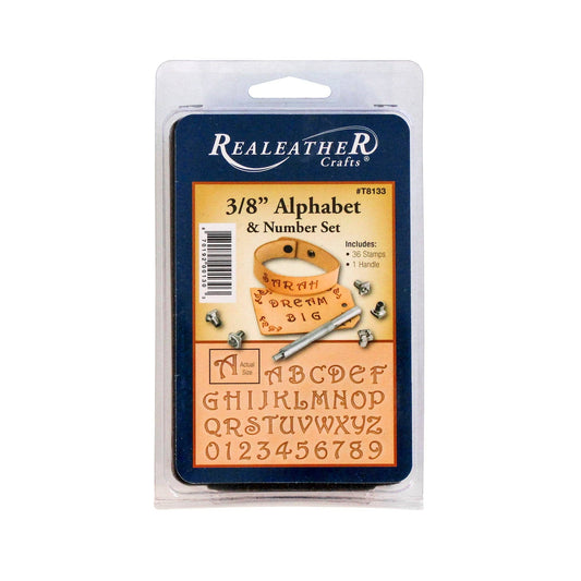 3/8" Fancy Alphabet & Number Stamping Tool Set