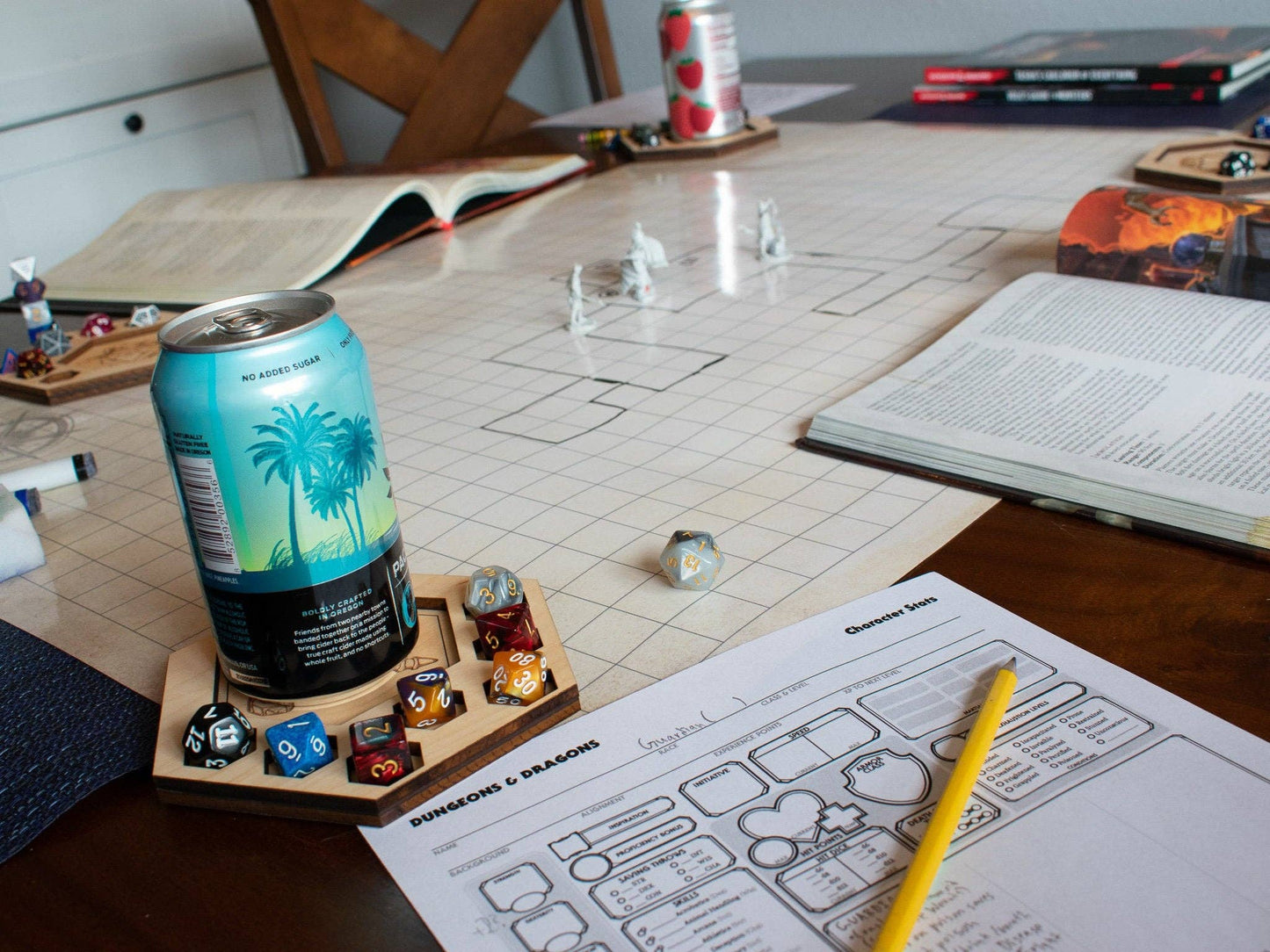 D&D Dice Tray Coasters, Mimic