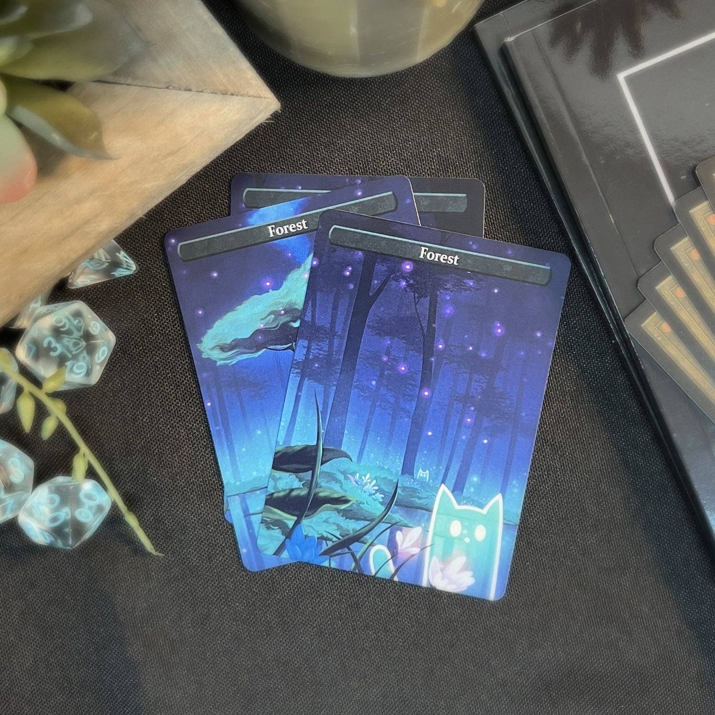 ManaCat Forest - Land Proxy Set: ManaCat Forest - One Set (3 cards)